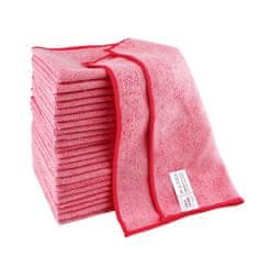 IDEA HOME IH MIKROFLAKEN KRPICE 30x30cm 24 kosov RDEČE
