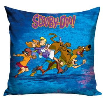 Carbotex Prevleka za vzglavnik Scooby-Doo z risanimi junaki, modra, za oboževalce
