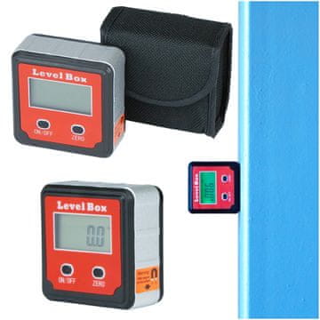 Lamigo Elektronski inklinometer PE180 z magnetom, 360-stopinjsko digitalno merjenje kota za žago