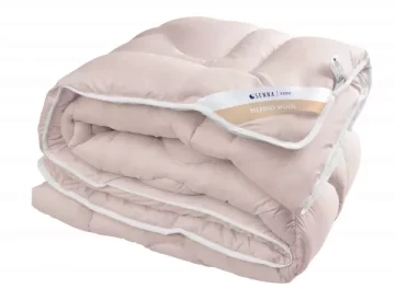 DE Odeja za vse letne čase 155x200 MERINO VOLNA Senna Home Pink