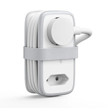Orico APP podaljšek 5in1 2x USB-A / 1x USB-C / 2x AC 15.5W, bel