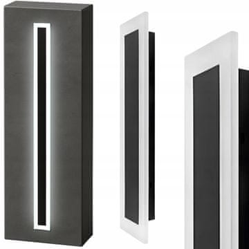 VRTNA SVETILKA FASADNA STENSKA LED ZUNANJA SVETILKA DOLGA 60 CM V. NEVTRALNA 12 W