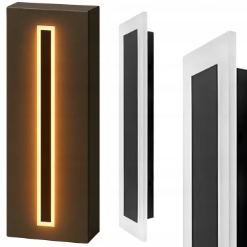 VRTNA SVETILKA FASADNA STENSKA SVETILKA LED ZUNANJA DOLGA 120 CM ZELO TOPLA