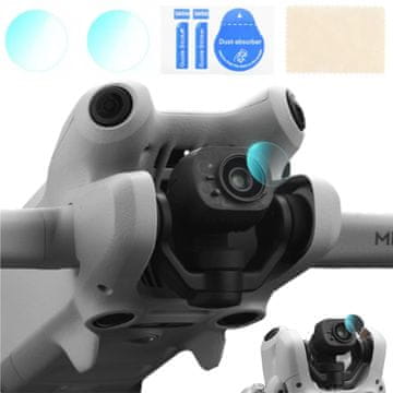Kaljeno steklo za objektiv DJI MINI 4 PRO - 2 kosa