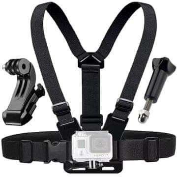 Prsni nosilec za GoPro Hero 12, 11, 10, 9, 8, 7, 6, 5, 4, DJI Pocket Hero Osmo Action SJCAM SJ4000