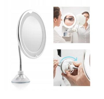 InnovaGoods LED KOZMETIČNO OGLEDALO S POVEČEVALNIM PRISESKOM