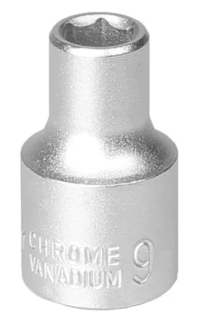 MJW Jekleni nasadni ključ 1/2" 6-kotni 9 mm 1 kos