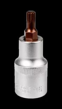 MJW Nasadni ključ 1/2" SPLINE M6 jeklo