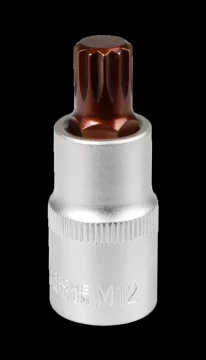 MJW Nasadni ključ 1/2" SPLINE M12 jeklo