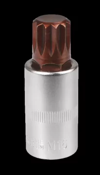 MJW Nasadni ključ 1/2" SPLINE M16 jeklo