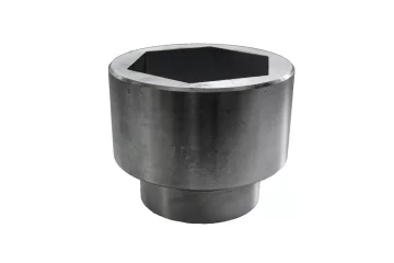 MJW Kratek nasadni ključ 1" 63 mm jeklen šesterokotnik 1 kos