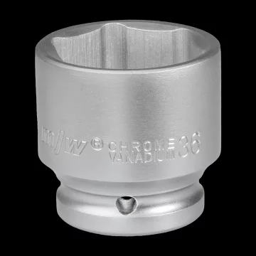 MJW 1/2" nasadni ključ 6-kotni 36 mm jeklen