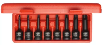 MJW komplet udarnih nastavkov TORX 1/2" dolgi