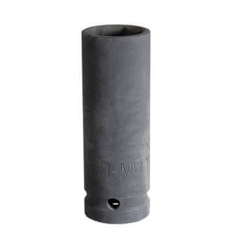 MJW Udarni nastavek črne barve 1/2" 6-kraki, dolg 19 mm