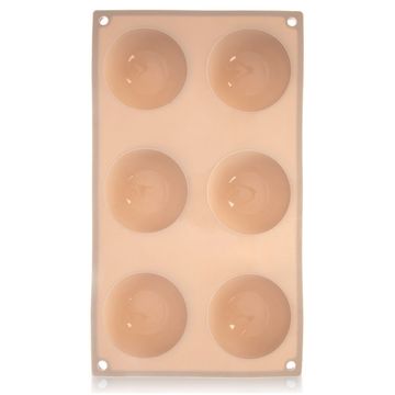 Orion Bež silikonski modelček za piškote v obliki polkrogle 28x16,5 cm