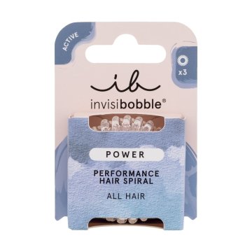 Invisibobble Power Performance Hair Spiral odtenek Crystal Clear darilni set elastika za lase 3 kos