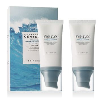 Skin1004 Hyalu-Cica Water-Fit Sun Serum zaščita pred soncem za obraz za vse tipe kože 2x50 ml za ženske