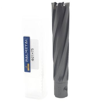 Rezalnik za trepanacijo VHM TCT 21 x 75 mm Weldon 19.05 Nitto