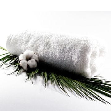 Bombažna brisača za savno 100% naravni bombaž Yeye 100x150 600 bela