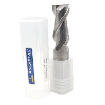 Karbidni rezkar za aluminij VHM 2-rebrasti rezkar 20 x 45 x 100 mm 45 HRC