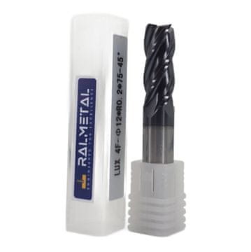 Radialni rezkar iz karbidne trdine Fi 12 x R 0,2 x 75 mm 45 HRC