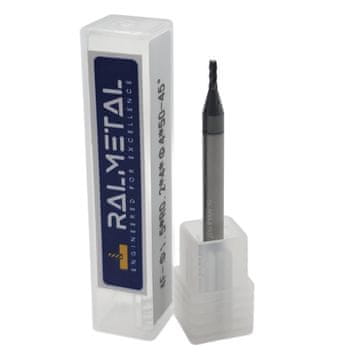 Radialni rezkar iz karbidne trdine Fi1,5 x R0,2 x 4D x 50 45 HRC