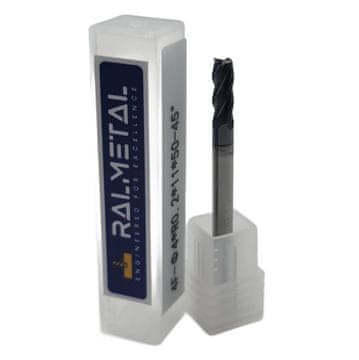 Radialni rezkar iz karbidne trdine Fi4 x R0,2 x 50 mm - 45 HRC