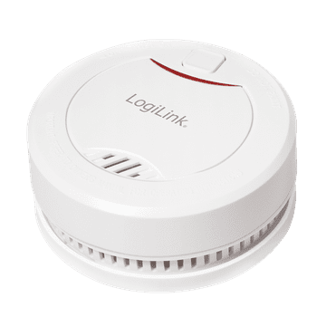 Detektor dima G218052 z odobritvijo VdS Logilink 10-letna baterija Alarm 85 dB