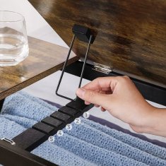 Songmics Stojalo za prenosnik Zajtrkovalna mizica za posteljo