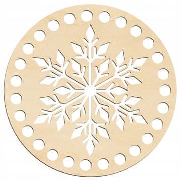 DE Podstavek košare iz vezane plošče, OKROGEL 15 cm, Podstavek, Dno za EKO vrvico, Krožno