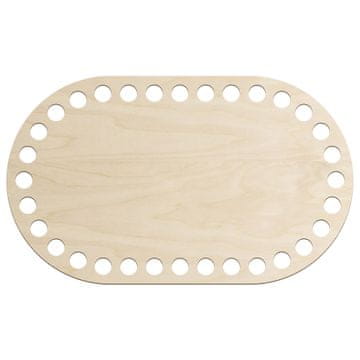 DE OVALNA osnova za košaro 20x12 cm osnova za kvačkano vrečko