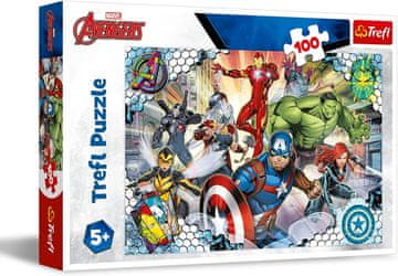 TREFL 16454 Puzzle 100 slavnih maščevalcev