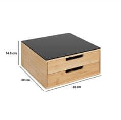 5Five® Organizator Škatla za čaj s predali Predal za kavne kapsule