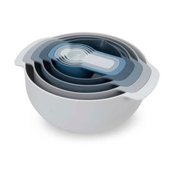 Joseph Joseph Nest 9 Plus Sky Kuhinjski set Merilne skodelice Cedilo