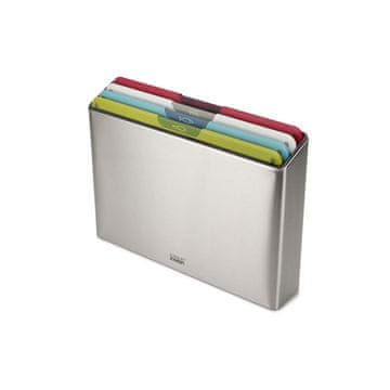 Joseph Joseph Komplet 4 desk za rezanje Folio Icon v stojalu , primerno za pomivanje v pomivalnem stroju