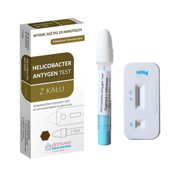 Hydrex Diagnostics Test Helicobacter Pylori - domači test za protitelesa proti bakteriji Helicobacter Pylori iz blata, 1 kos.