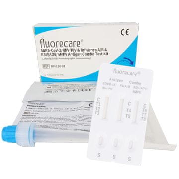 Kombinirani test 8 v 1 za gripo A / gripo B / SARS-COV / RSV / RhV / PIV / ADV / hMPV 1 kos