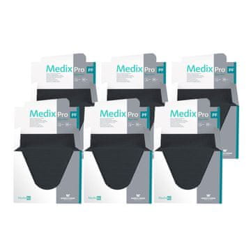 BE MedixPro higienski vložek 33 cm x 48 cm črne barve s folijo 54 g 480 kosov