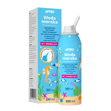 APTEO nosna morska voda za otroke od 1 meseca starosti 100 ml