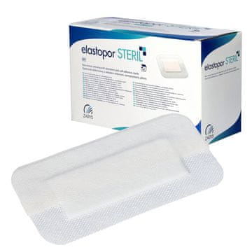 ZARYS Elastopor Steril netkani povoj 8 cm x 15 cm, samolepilni z vpojnim vložkom, 30 kosov