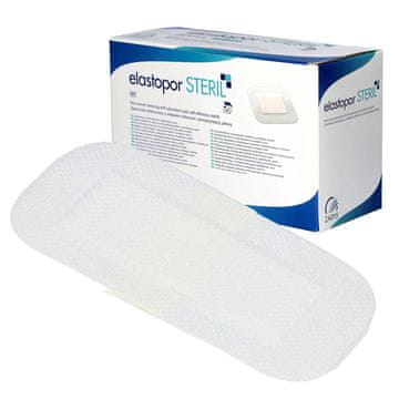 ZARYS Elastopor Steril netkani povoj 6 cm x 10 cm, samolepilni z vpojnim vložkom, 50 kosov