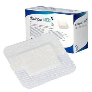 ZARYS Elastopor Steril netkani povoj 10 cm x 10 cm, samolepilni z vpojnim vložkom, 30 kosov