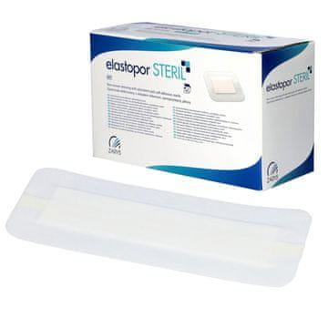 ZARYS Elastopor Steril netkani povoj 10 cm x 25 cm, samolepilni z vpojnim vložkom, 25 kosov