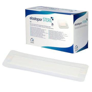 ZARYS Elastopor Steril netkani povoj 10 cm x 35 cm, samolepilni z vpojnim vložkom, 25 kosov
