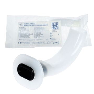 ZARYS Guedel orofaringealna cev velikosti 0 60 mm črna 1 kos