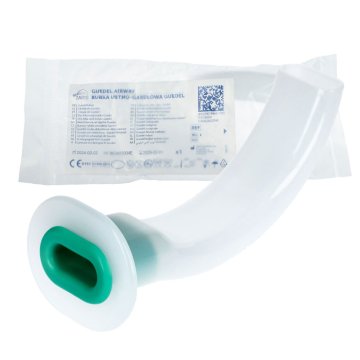ZARYS Guedel orofaringealna cev velikosti 2 80 mm zelena 1 kos