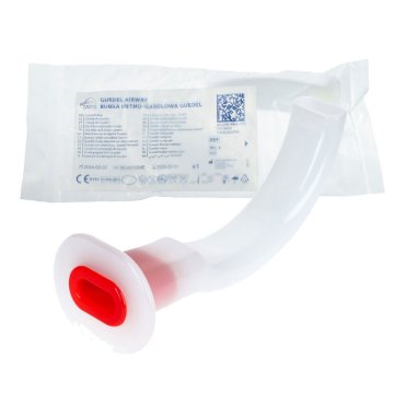 ZARYS Guedel orofaringealna cev velikosti 4 100 mm rdeča 1 kos