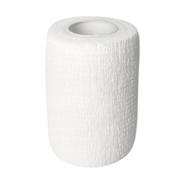 Kohezivni samolepilni povoj 7,5 cm x 4,5 m bel elastični povoj brez lateksa Coban 1 kos