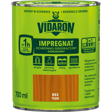 VIDARON VRTNA IMPREGNACIJA TEAK R02 0,7 L