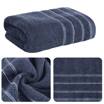 EUROFIRANY DEBELOSTNA BRISAČA VENTO KOPALNICA SPA HOTEL HORECA 30X50CM TEMNO MODRA